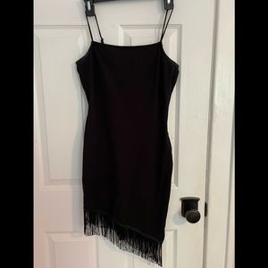 ASOS Black Bodycon Strappy Black Dress. Size 6.